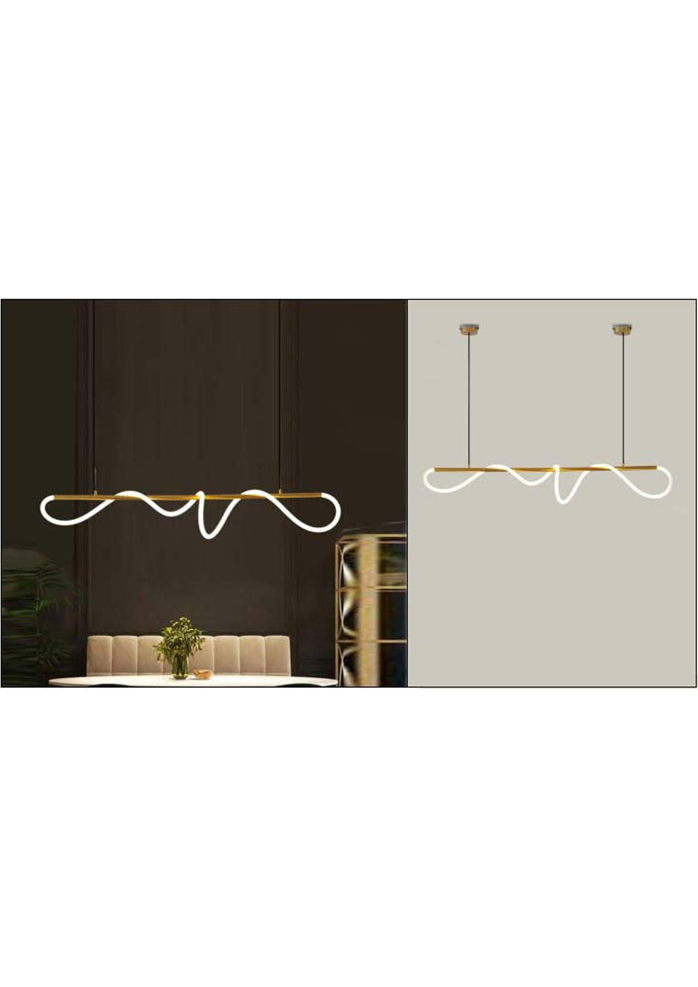 Beyond Lights - Gold Linear Lamp- GL